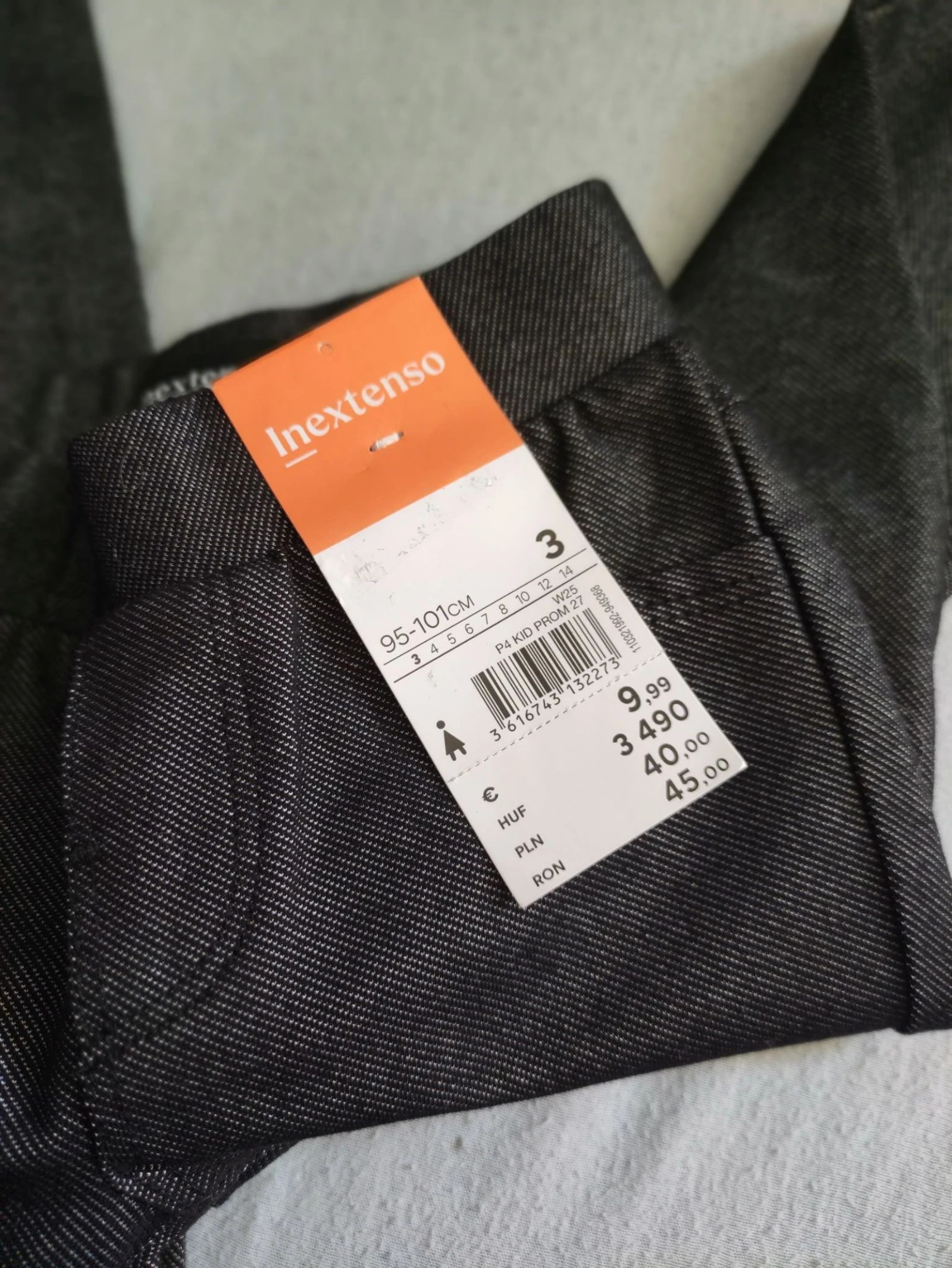 Jegging voor meisje | In Extenso | Nieuw | Zwart | 3 jaar – photo 3